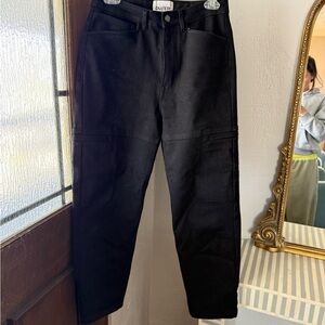 DU/ER All-Weather Denim High Rise Barrel Pant - Black